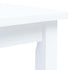Maison Madeleine -  5 Piece Dining Set Solid Rubber Wood White
